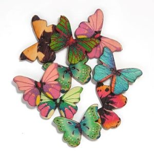 butterfly buttons washable wood