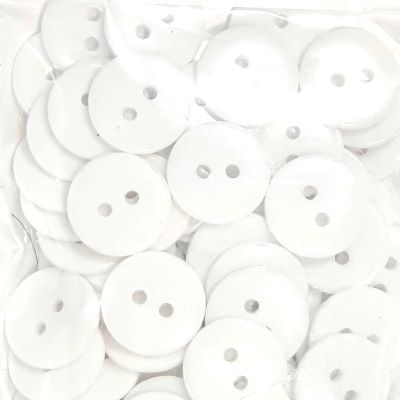 white all-purpose buttons