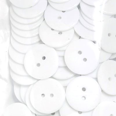 white all-purpose buttons