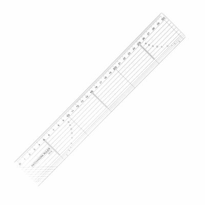 30cm transparent ruler for sewing