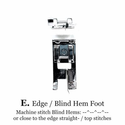 E. Edge / Blind Hem